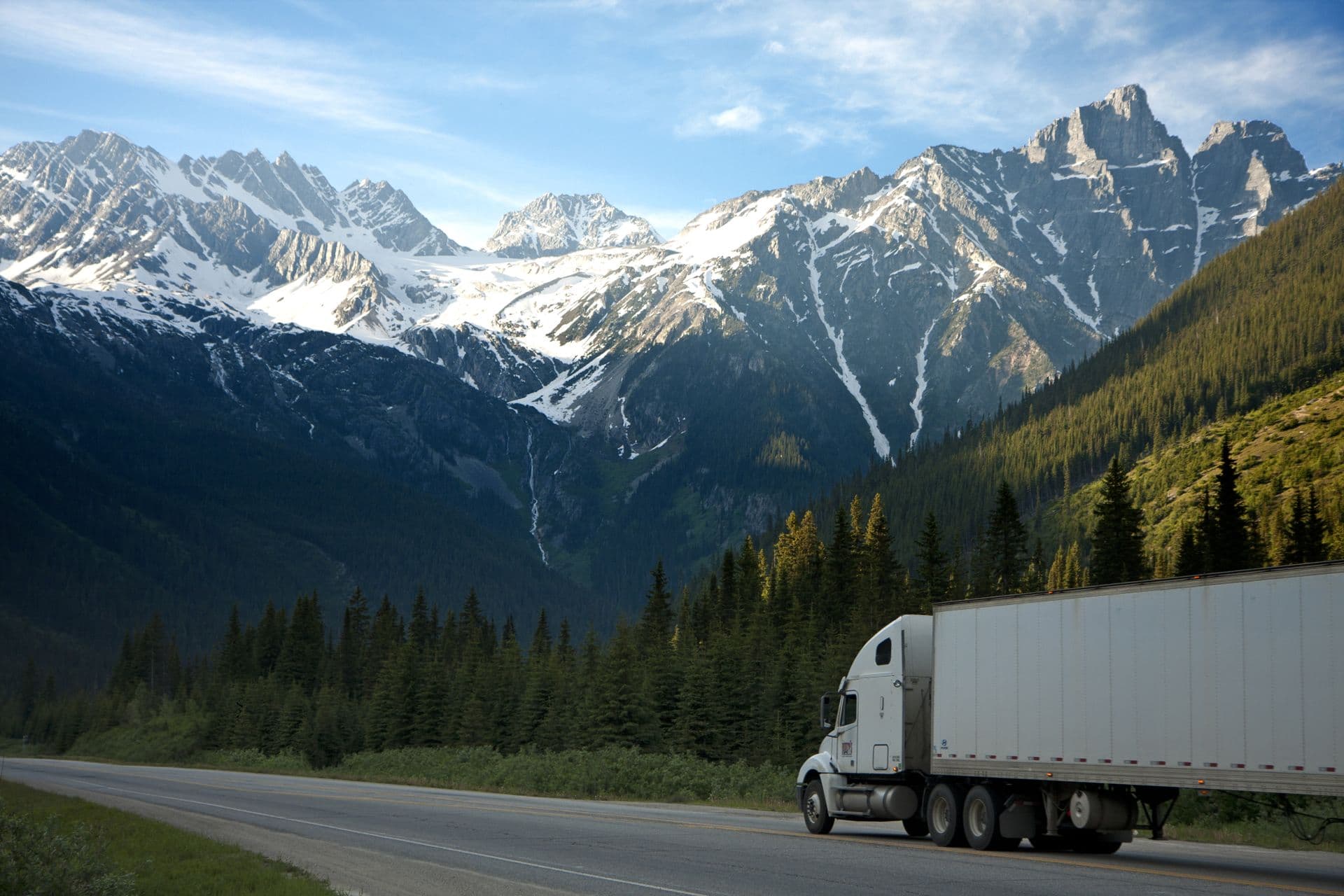 PCC truck on the highway